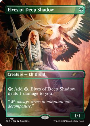 Image of Elves of Deep Shadow (Rainbow Foil) [Secret Lair Drop Series]