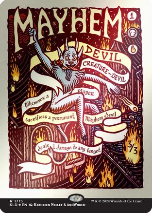 Image of Mayhem Devil (Rainbow Foil) [Secret Lair Drop Series]