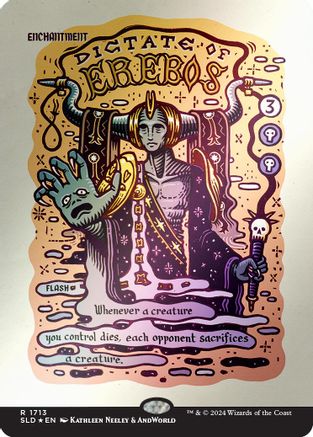 Image of Dictate of Erebos (Rainbow Foil) [Secret Lair Drop Series]