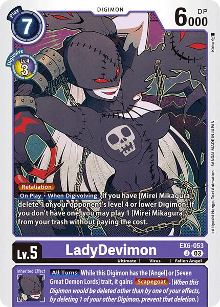 Image of LadyDevimon [EX6-053] [Infernal Ascension]