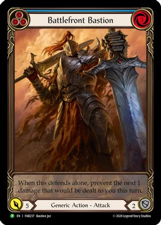 Image of Battlefront Bastion [FAB237] (Promo)  Rainbow Foil