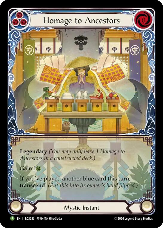 Image of Homage to Ancestors // Inner Chi [LGS283] (Promo)  Rainbow Foil