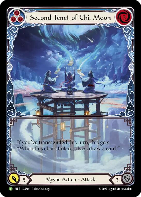 Image of Second Tenet of Chi: Moon [LGS301] (Promo)  Rainbow Foil