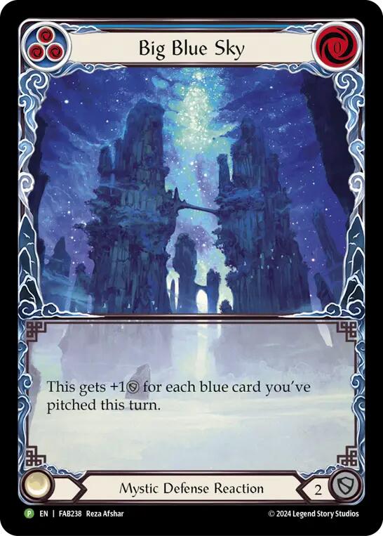 Image of Big Blue Sky [MST086] (Promo)  Rainbow Foil