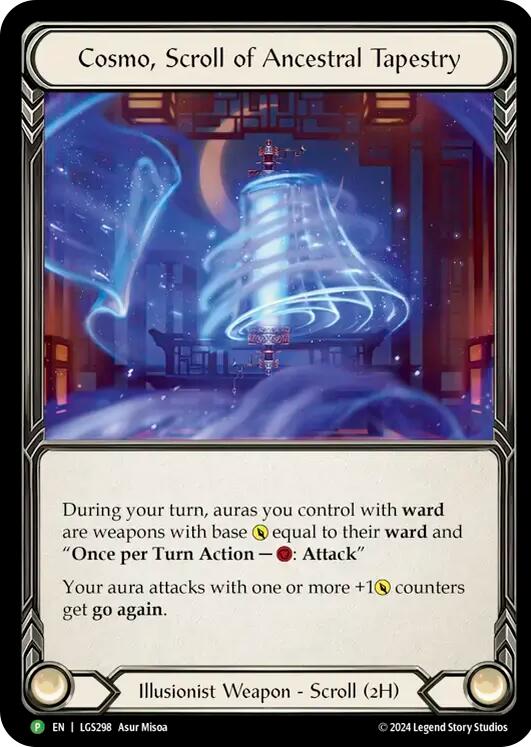 Image of Cosmo, Scroll of Ancestral Tapestry [LGS298] (Promo)  Cold Foil
