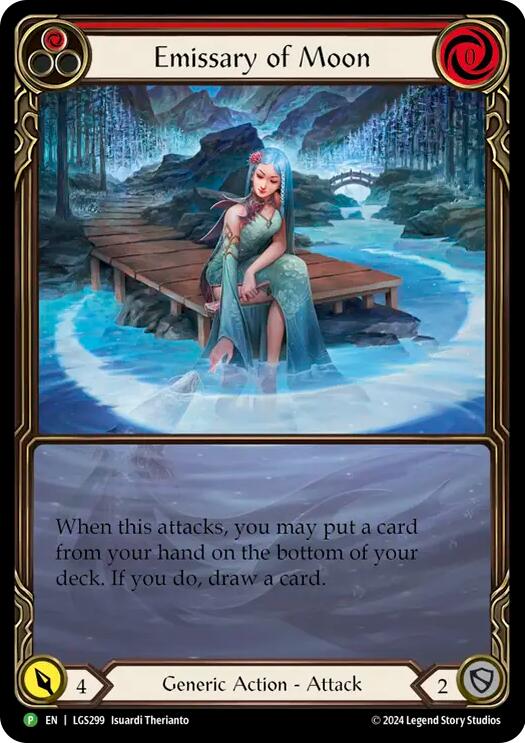 Image of Emissary of Moon [LGS299] (Promo)  Rainbow Foil