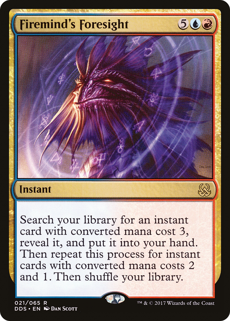 Image of Firemind's Foresight [Duel Decks: Mind vs. Might]