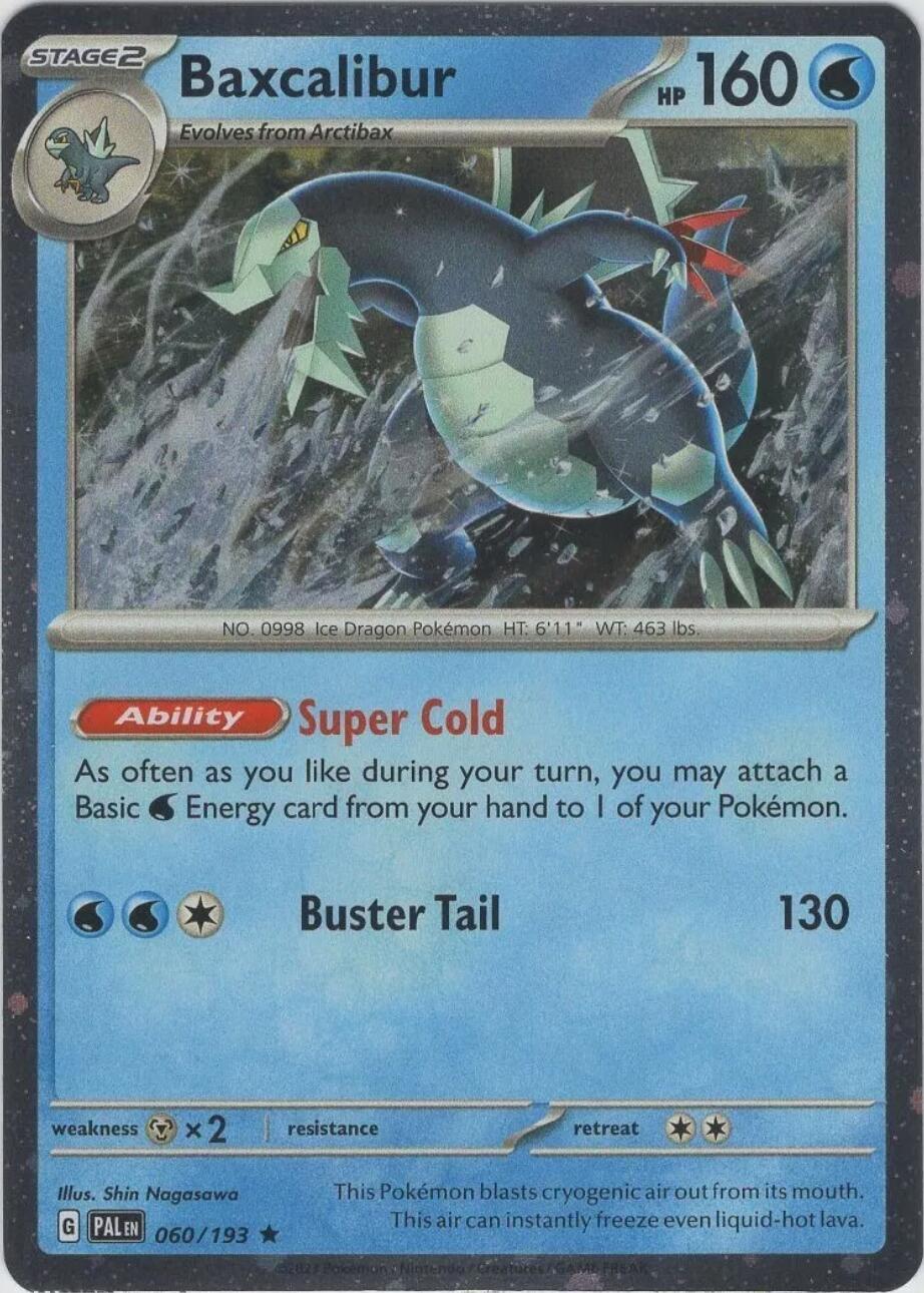 Image of Baxcalibur (060/193) (Cosmos Holo) [Miscellaneous Cards]