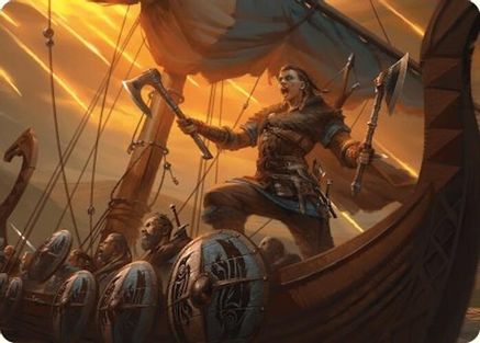 Image of Eivor, Battle-Ready Art Card [Assassin's Creed Art Series]