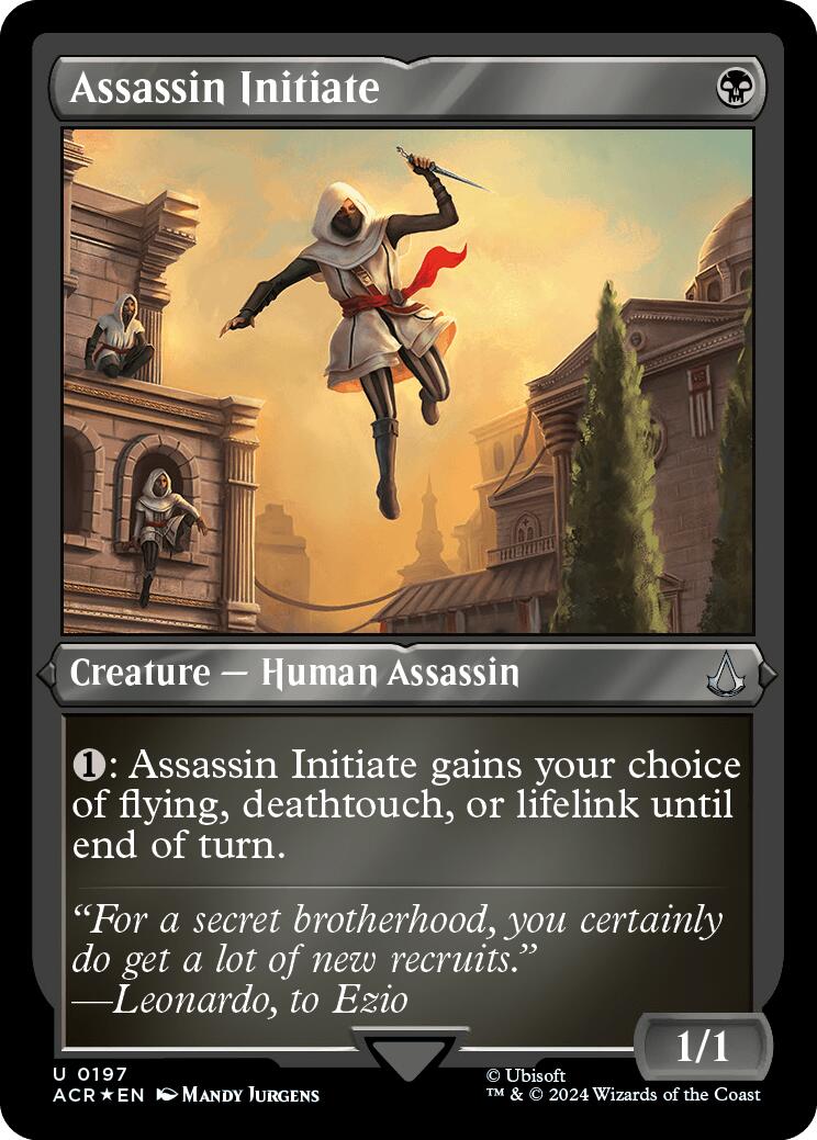 Image of Assassin Initiate (Foil Etched) [Assassin's Creed]
