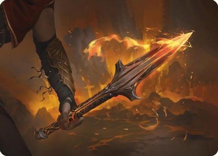 Image of The Spear of Leonidas Art Card [Assassin's Creed Art Series]