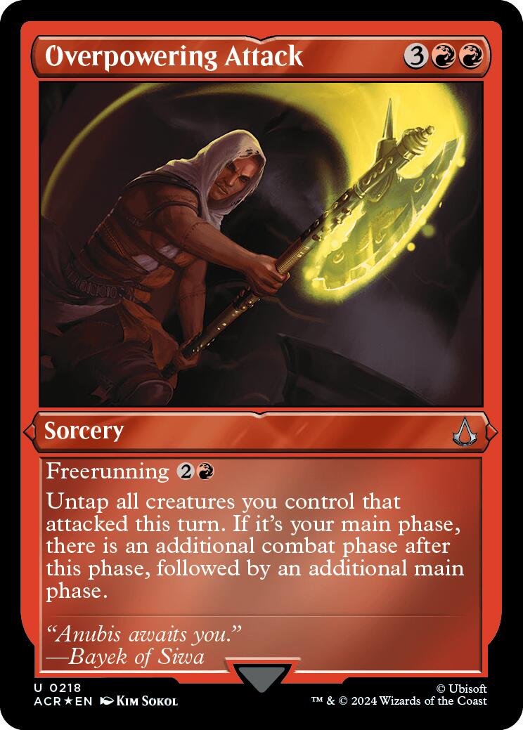 Image of Overpowering attack (Foil Etched) [Assassin's Creed]