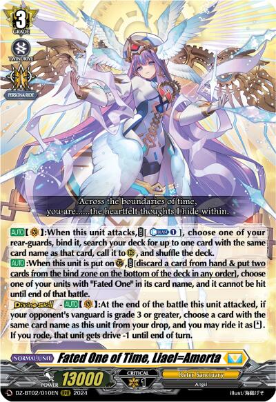Image of Fated One of Time, Liael=Amorta (DZ-BT02/010EN) [Illusionless Strife]