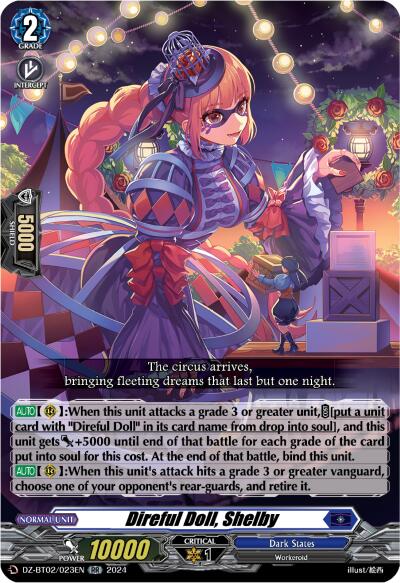 Image of Direful Doll, Shelby (DZ-BT02/023EN) [Illusionless Strife]