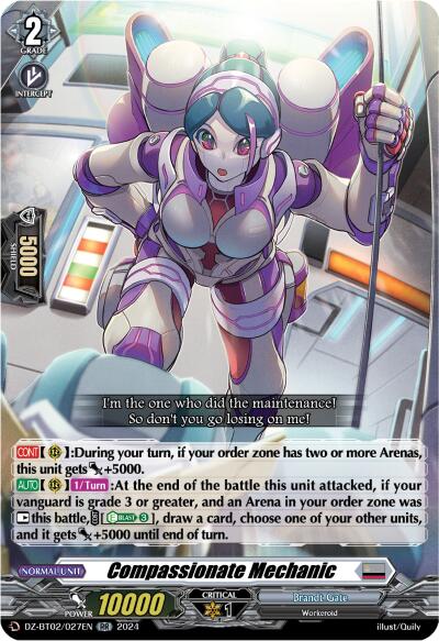 Image of Compassionate Mechanic (DZ-BT02/027EN) [Illusionless Strife]