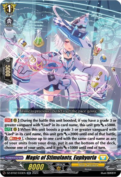 Image of Magic of Stimulants, Euphyuria (DZ-BT02/033EN) [Illusionless Strife]