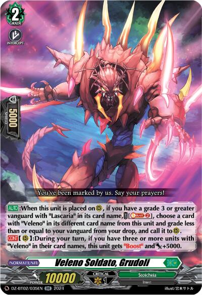 Image of Veleno Soldato, Grudoli (DZ-BT02/035EN) [Illusionless Strife]