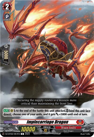Image of Implecarriage Dragon (DZ-BT02/067EN) [Illusionless Strife]