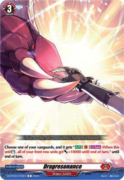 Image of Dragresonance (DZ-BT02/076EN) [Illusionless Strife]
