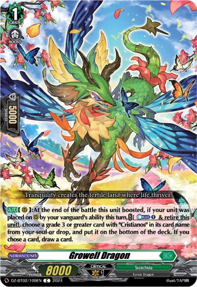 Image of Growell Dragon (DZ-BT02/109EN) [Illusionless Strife]