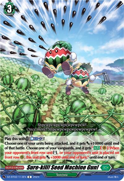 Image of Sure-kill! Seed Machine Gun! (DZ-BT02/113EN) [Illusionless Strife]