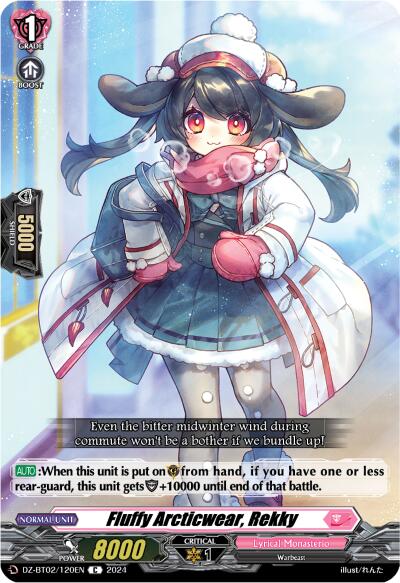 Image of Fluffy Arcticwear, Rekky (DZ-BT02/120EN) [Illusionless Strife]