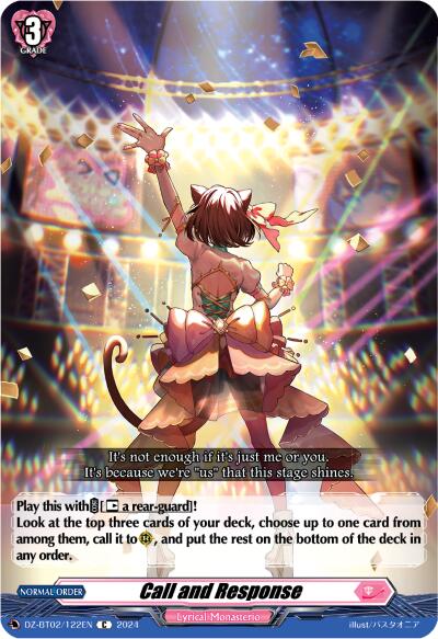 Image of Call and Response (DZ-BT02/122EN) [Illusionless Strife]