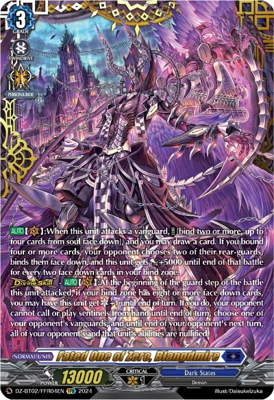 Image of Fated One of Zero, Blangdmire (FFR) (DZ-BT02/FFR04EN) [Illusionless Strife]