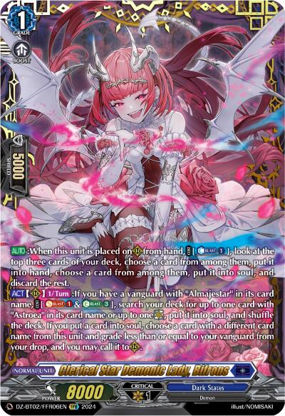 Image of Clerical Star Demonic Lady, Bifrons (FFR) (DZ-BT02/FFR06EN) [Illusionless Strife]