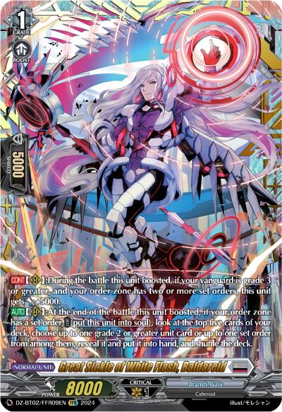 Image of Great Sickle of White Flash, Baldareid (FFR) (DZ-BT02/FFR09EN) [Illusionless Strife]