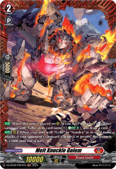 Image of Melt Knuckle Golem (FR) (DZ-BT02/FR07EN) [Illusionless Strife]
