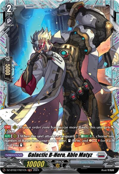 Image of Galactic B-Hero, Able Matyz (FR) (DZ-BT02/FR21EN) [Illusionless Strife]