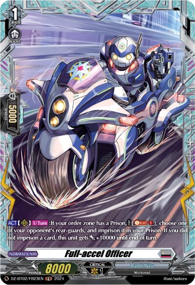 Image of Full-accel Officer (FR) (DZ-BT02/FR23EN) [Illusionless Strife]
