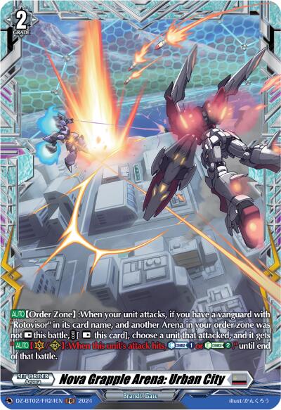 Image of Nova Grapple Arena: Urban City (FR) (DZ-BT02/FR24EN) [Illusionless Strife]