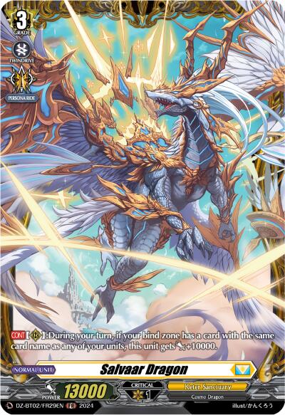 Image of Salvaar Dragon (FR) (DZ-BT02/FR29EN) [Illusionless Strife]