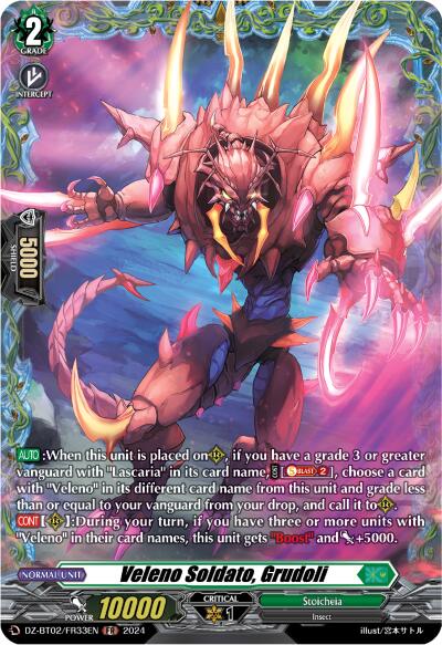Image of Veleno Soldato, Grudoli (FR) (DZ-BT02/FR33EN) [Illusionless Strife]