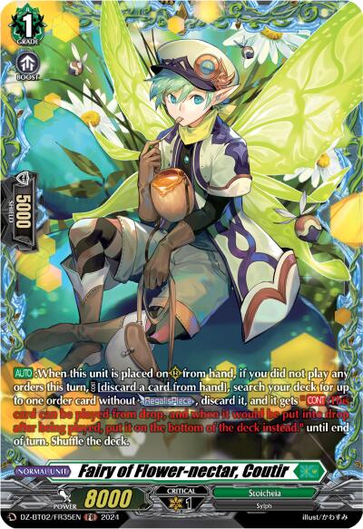 Image of Fairy of Flower-nectar, Coutir (FR) (DZ-BT02/FR35EN) [Illusionless Strife]