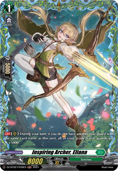 Image of Inspiring Archer, Eliana (FR) (DZ-BT02/FR39EN) [Illusionless Strife]