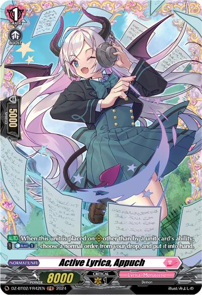 Image of Active Lyrica, Appuch (FR) (DZ-BT02/FR42EN) [Illusionless Strife]