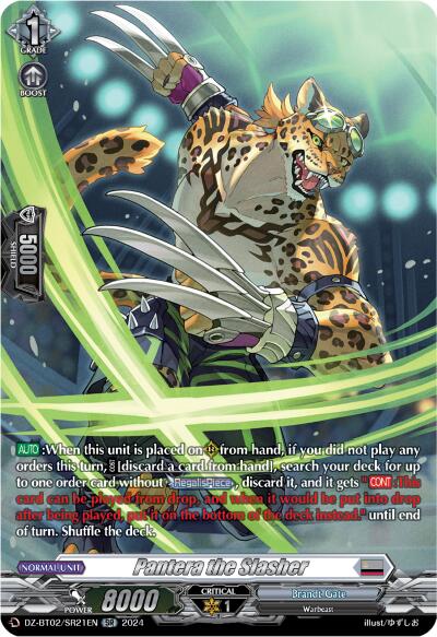 Image of Pantera the Slasher (SR) (DZ-BT02/SR21EN) [Illusionless Strife]