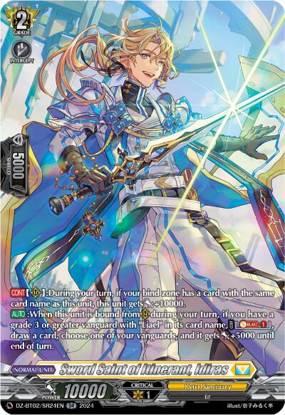 Image of Sword Saint of Itinerant, Idiras (SR) (DZ-BT02/SR24EN) [Illusionless Strife]