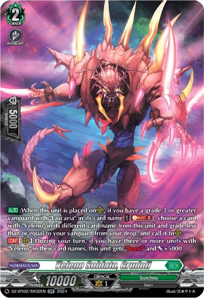 Image of Veleno Soldato, Grudoli (SR) (DZ-BT02/SR32EN) [Illusionless Strife]
