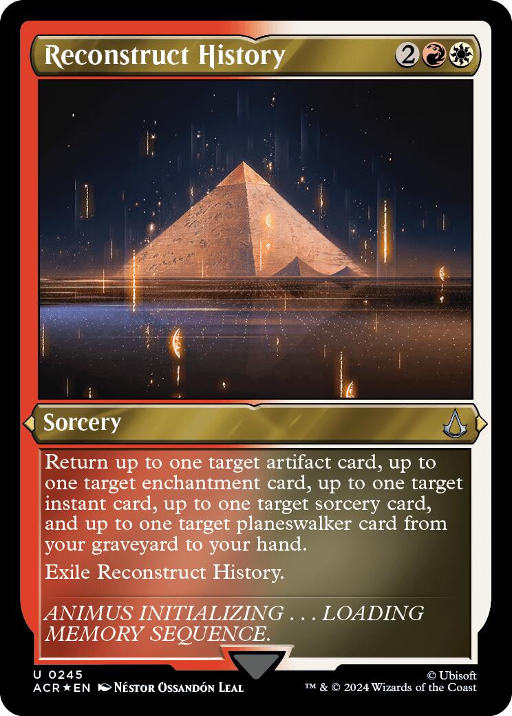Image of Reconstruct History (Foil Etched) [Assassin's Creed]