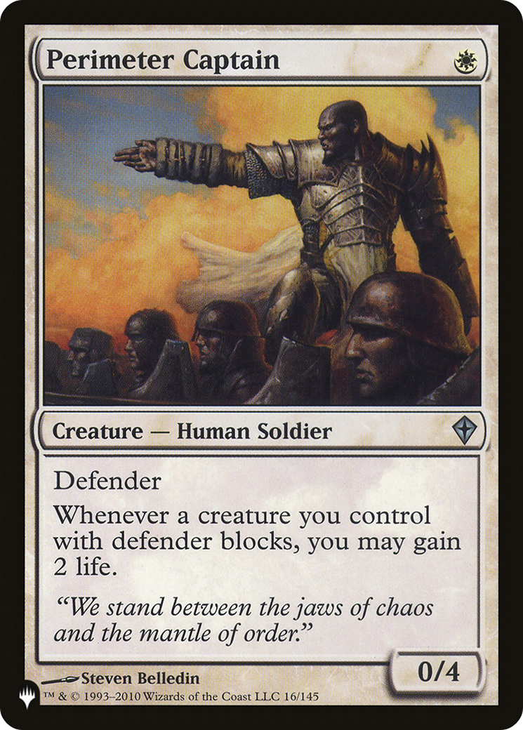 Image of Perimeter Captain [The List]