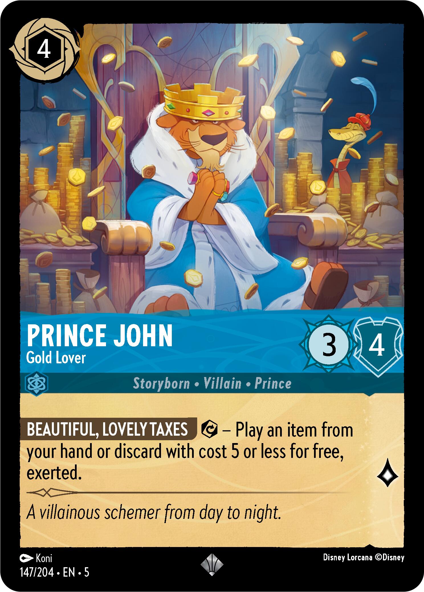 Image of Prince John - Gold Lover (147/204) [Shimmering Skies]
