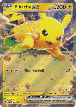 Image of Pikachu ex (106) (Pikachu 60) [Battle Academy 2024]