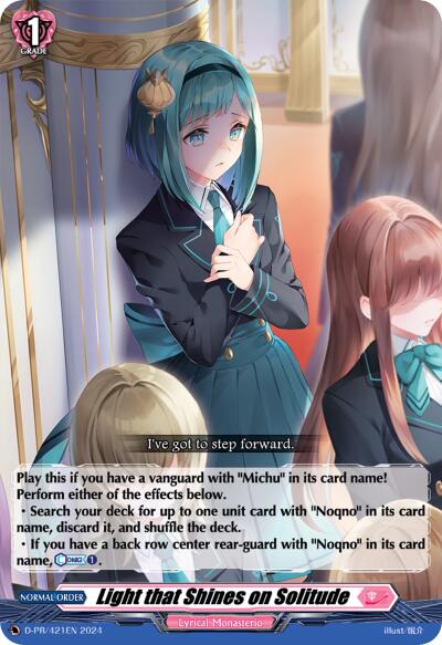 Image of Light that Shines on Solitude (D-PR/421EN) [D Promo Cards]
