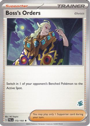 Image of Boss's Orders (172/193) (Darkrai Deck) [Battle Academy 2024]