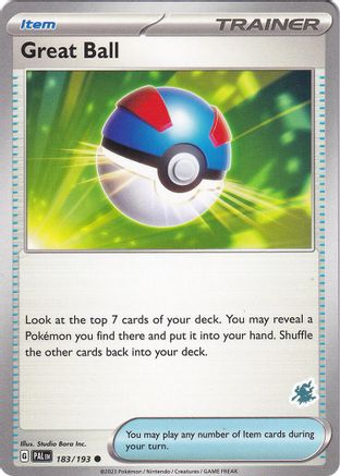 Image of Great Ball (183/193) (Darkrai Deck) [Battle Academy 2024]