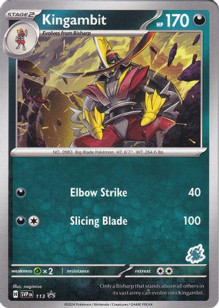 Image of Kingambit (113) (Darkrai Deck) [Battle Academy 2024]